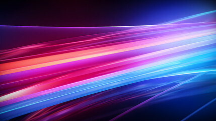 Dynamic flowing energy waves in vivid colors. Neural network AI generated