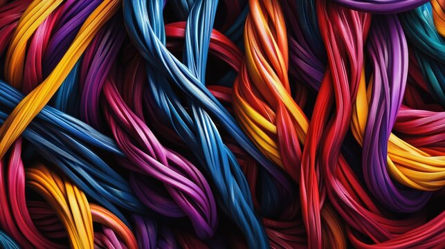 Cable management systems with hidden cords