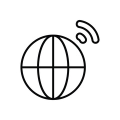 Network icon vector stock illustration