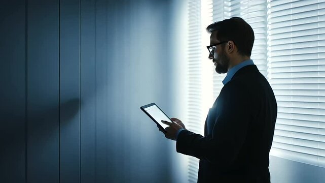 Compliance officer investigating policy breach in corporate setting