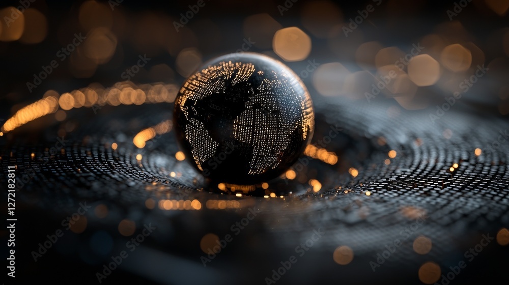 Poster the notion of smart digital transformation and technology disruption that revolutionizes global tren