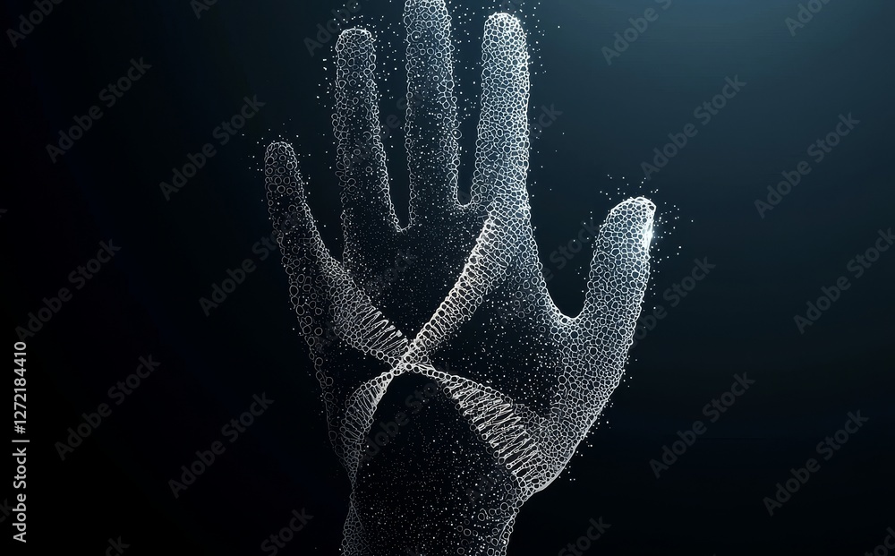 Poster a futuristic concept background featuring an intelligent and abstract smart ui hud interface screen