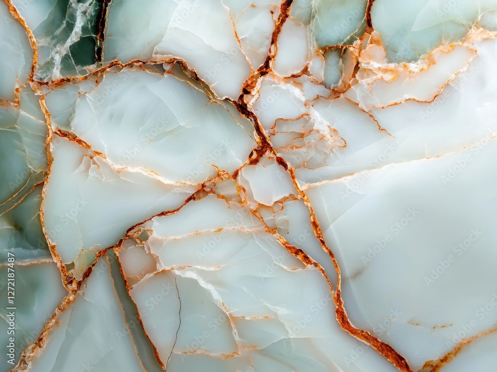 Poster abstract pattern on marble stone floor surface viewed in close proximity