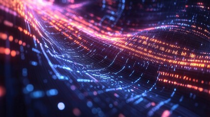 An abstract closeup of a digital fingerprint merged with lines of code and blockchain visuals representing the unique identity verification process inherent in smart contracts highlighting