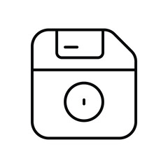 Hard Dics icons vector stock illustration.