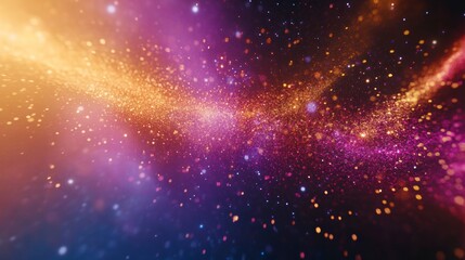 Fototapeta premium Abstract multicolored particle explosion background