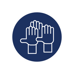 Obraz premium I Have An Answer icon vector stock illustration