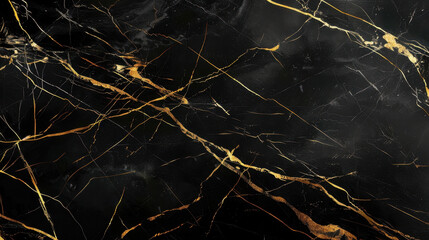 Luxurious black marble with golden veins, perfect for elegant designs and backgrounds. This stunning texture adds sophistication and depth to any project