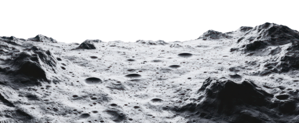 PNG Moon surface ground exploration astronomy.