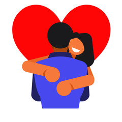 hugging
