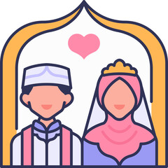 Married Couple_1 Icon Illustrations