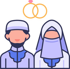 Married Couple_2 Icon Illustrations
