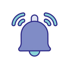 Bell icon vector stock illustration