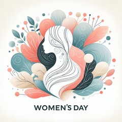 Obraz premium Dreamy Floral Women's Day Artwork