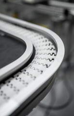 empty production line - production process automation - transport system