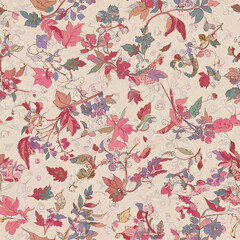 allover design pattern seamless pattern with flowers