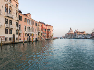 Grand Canal in city of Venice, Italy