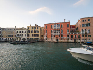 Grand Canal in city of Venice, Italy