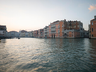 Fototapeta premium Grand Canal in city of Venice, Italy