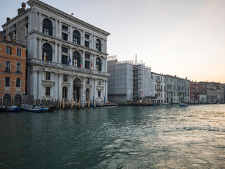 Grand Canal in city of Venice, Italy
