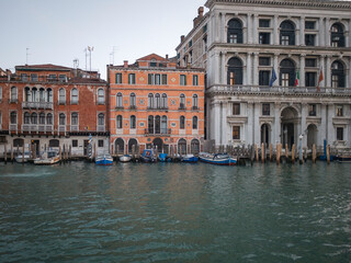 Grand Canal in city of Venice, Italy