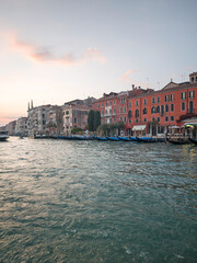 Grand Canal in city of Venice, Italy