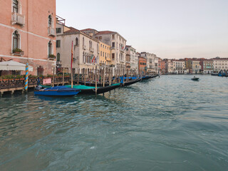Grand Canal in city of Venice, Italy