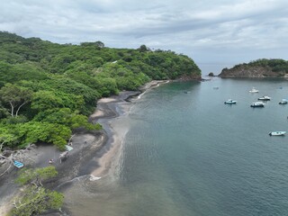 Playa Prieta Costa Rica aerial view near Coco