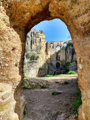El Tajo gorge and the Puente Viejo, Ronda, Malaga province, Andalucia, Spain, Europe