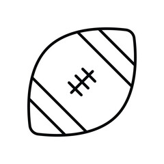 Football icon vector stock illustration