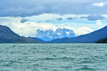 Torres del Paine National Park national park  in southern Chilean Patagonia