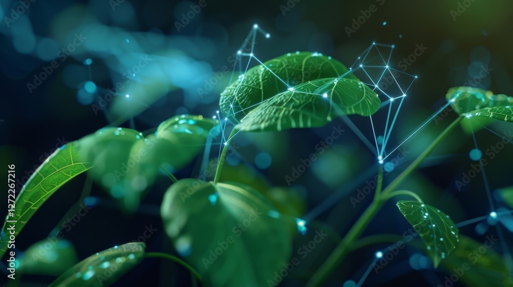 Poster the strength of a blockchain network is reflected in the mighty sprouts of its digital leaflets.