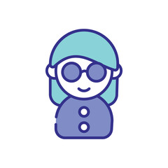 Teacher icon vecto stock illustration