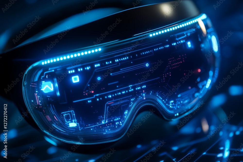 Poster dive into the groundbreaking design of a cuttingedge augmented reality headset that boasts interacti