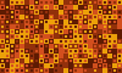 Trendy mosaic-style pattern with structured geometry. A vibrant, colourful grid design ideal for cover art, fabric, or creative posters.