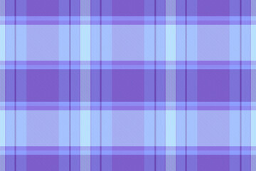 Customized plaid seamless background, elegant textile pattern tartan. Manufacturing vector fabric texture check in indigo and blue colors.