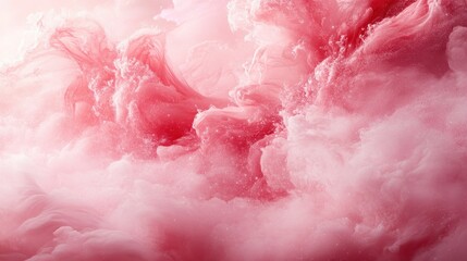 Fototapeta premium Pink swirling paint in water, abstract background, design element