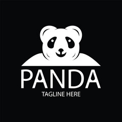 panda logo design vector