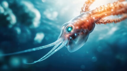 Exploring the Vibrant Underwater World of Squid: A Deep Sea Adventure in Oceanic Marine Life