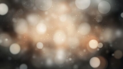 Abstract Gold Bokeh Background