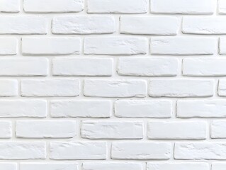 Obraz premium White Brick Wall Texture