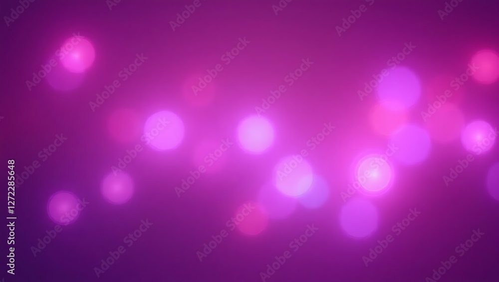 Poster glowing pink and purple bokeh background with soft blurred light particles in a dreamy abstract digi