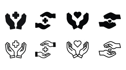 Charity and Relief vector icon illustration