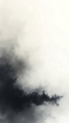 Fototapeta premium Moody Monochrome Cloudscape: Dramatic Storm Clouds in Nature Photography
