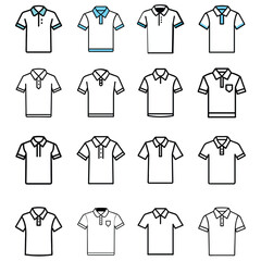 Polo shirt icon vector icon illustration