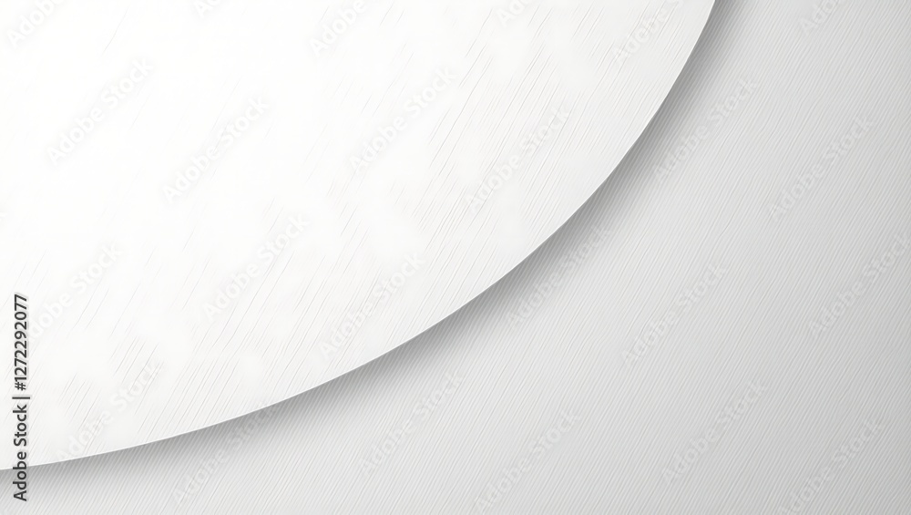 Poster minimalist curved white paper texture with soft light shadow effect ideal for elegant backgrounds cl