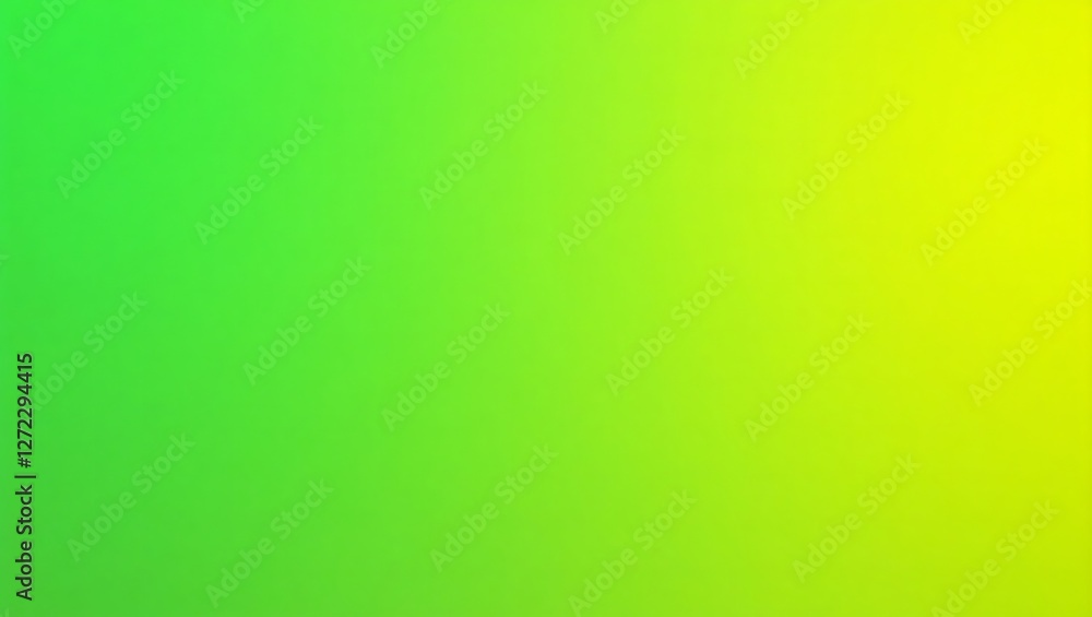 Poster bright green and yellow gradient background with smooth blended tones creating a modern abstract des