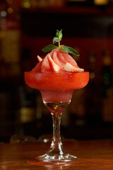 Strawberry Frozen Margarita Cocktail
