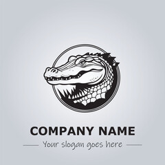 Snake logo company design vector illustration
