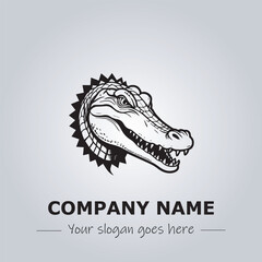 Fototapeta premium Crocodile logo design vector illustration